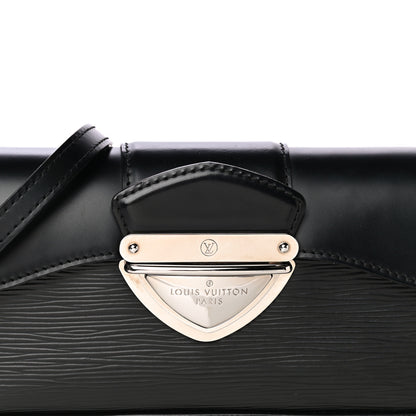 Louis Vuitton Epi Montaigne Clutch Black 9 of 11