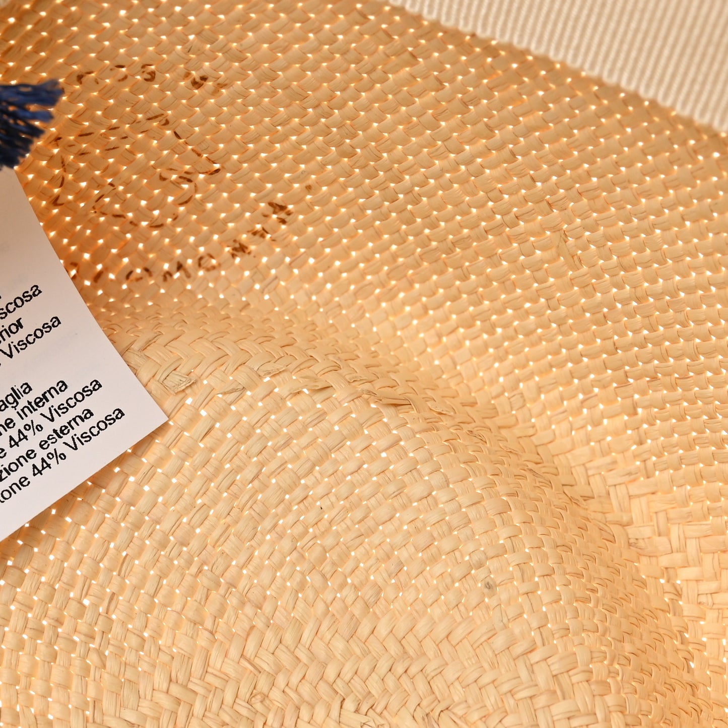 Straw Esperance Panama Hat 56 Natural