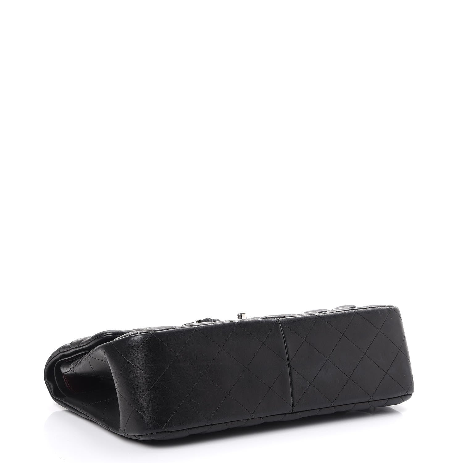 Chanel Lambskin Quilted Jumbo Double Flap Black 5 of 15