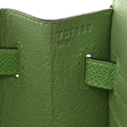 Hermes Epsom Birkin Sellier 25 Vert Criquet 7 of 11