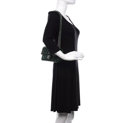 Chanel Patent Calfskin Quilted Mini Rectangular Flap Dark Green 2 of 11