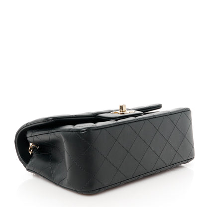 Chanel Lambskin Quilted Mini Rectangular Flap Black 4 of 11