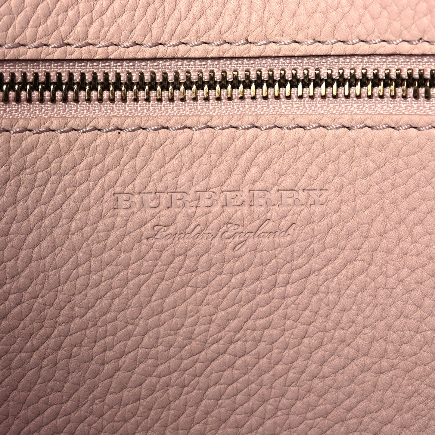 Grainy Calfskin Remington Tote Pale Ash Rose