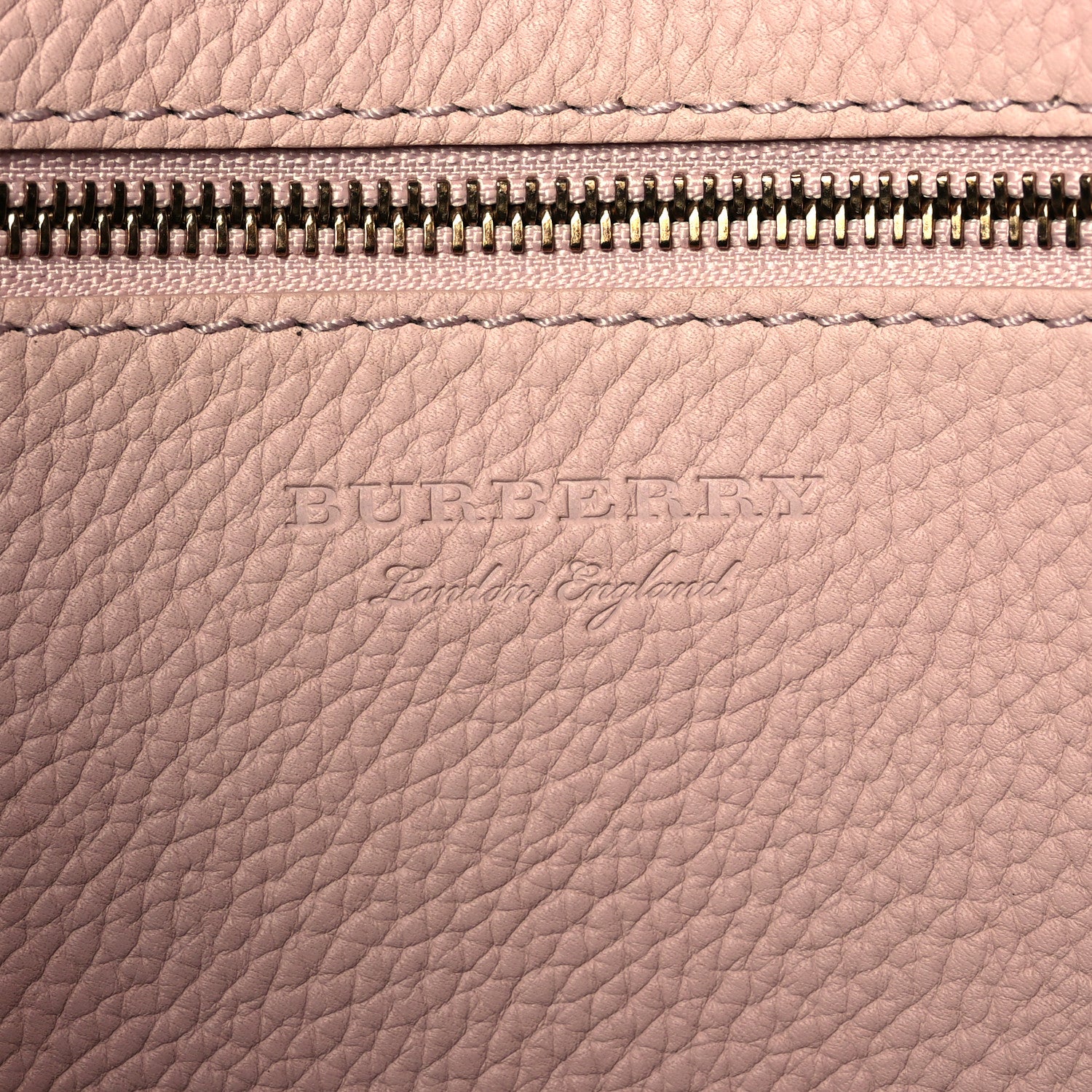 Burberry Grainy Calfskin Remington Tote Pale Ash Rose 12 of 12