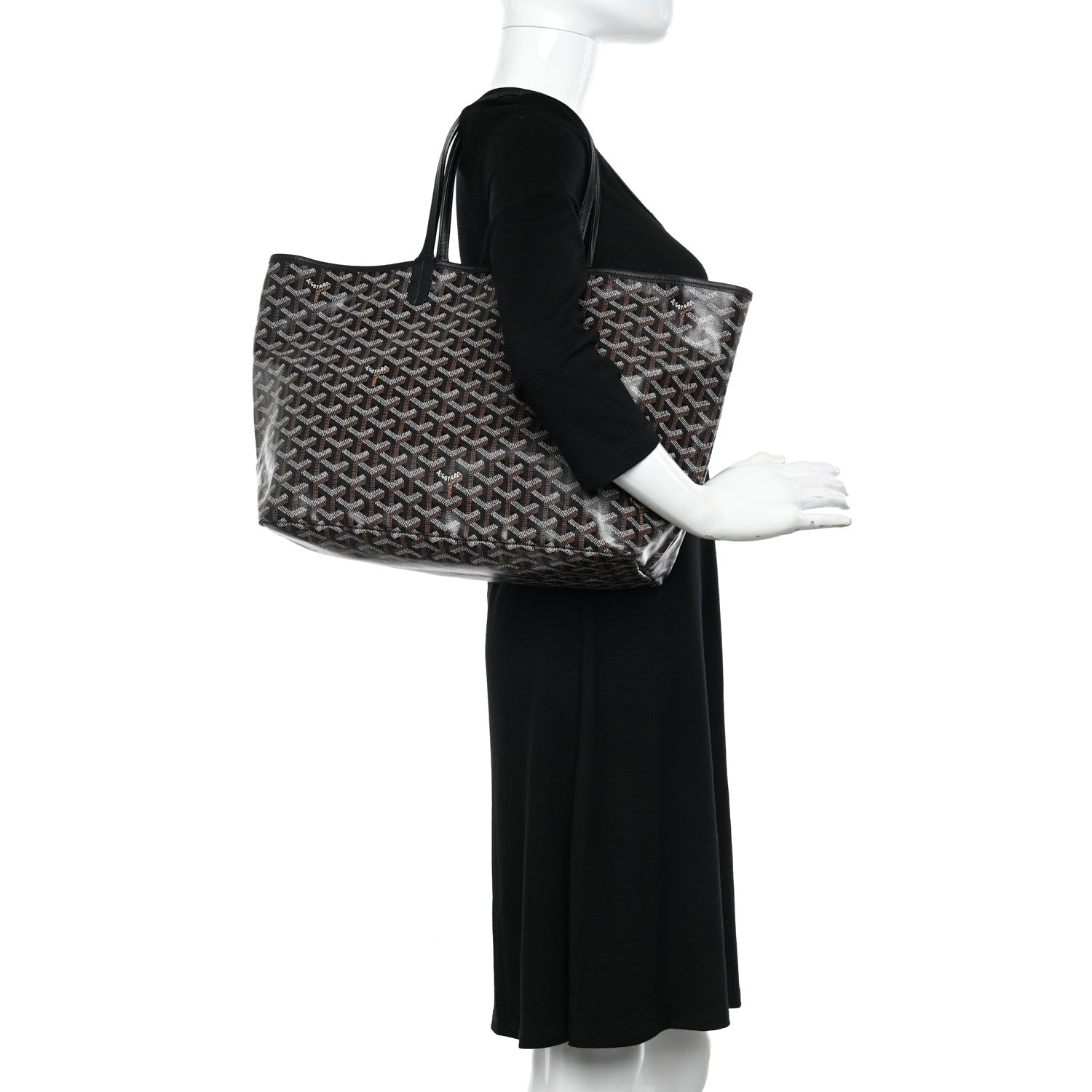 Goyard Goyardine Saint Louis PM Black 2 of 11