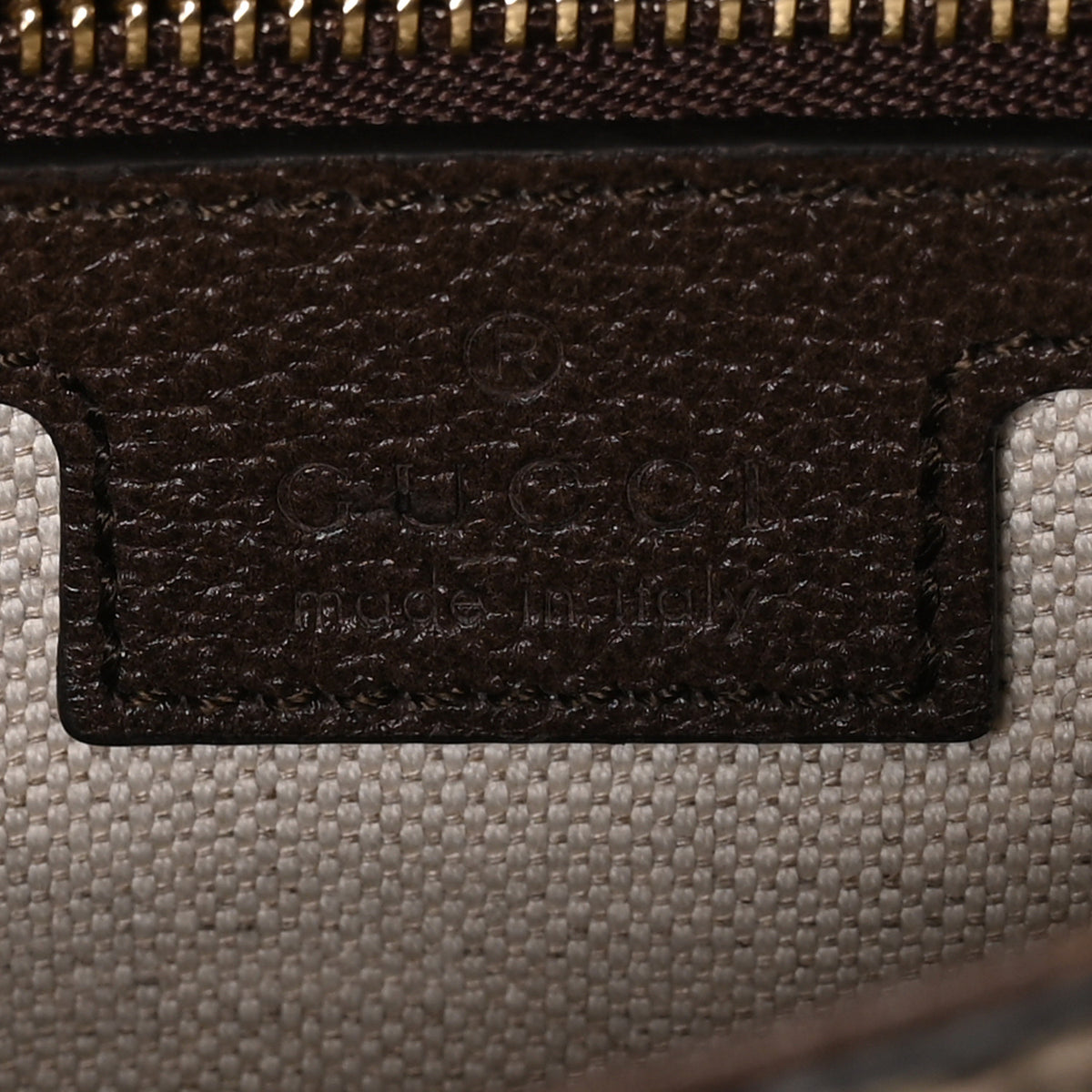 GG Supreme Monogram Textured Dollar Calfskin Blondie Chain Shoulder Flap Bag Beige Ebony New Acero