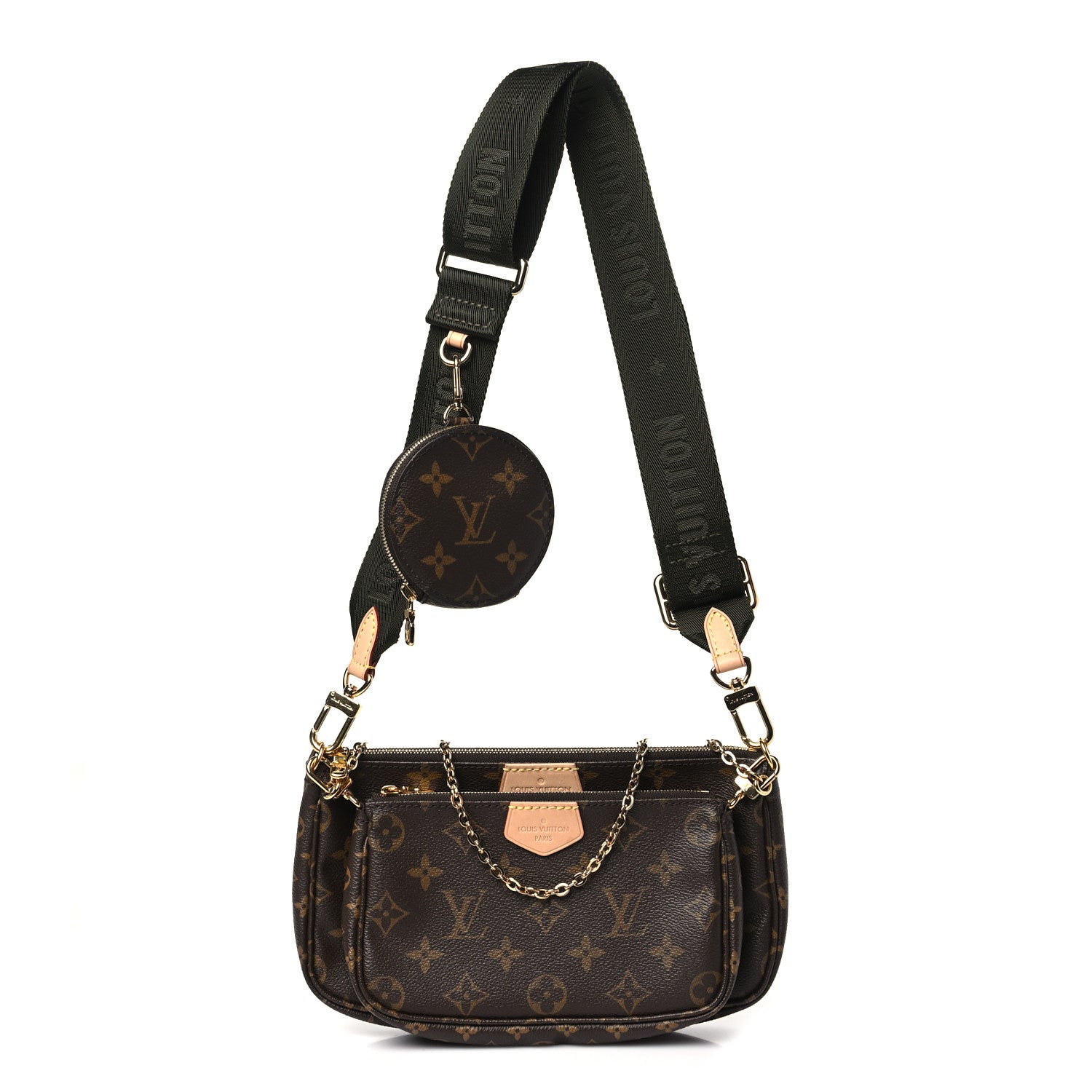 Louis Vuitton Monogram Multi Pochette Accessories Kaki 1 of 10