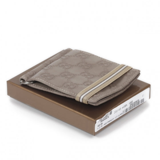 Guccissima Money Clip Wallet