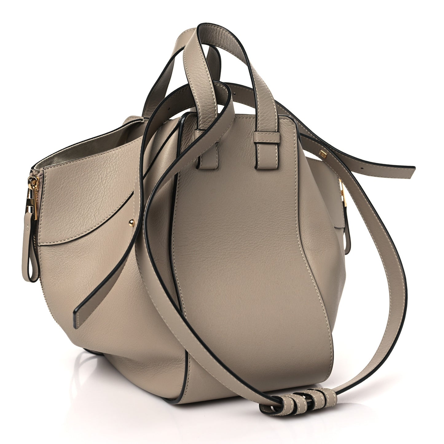 Calfskin Small Hammock Shoulder Bag Sand