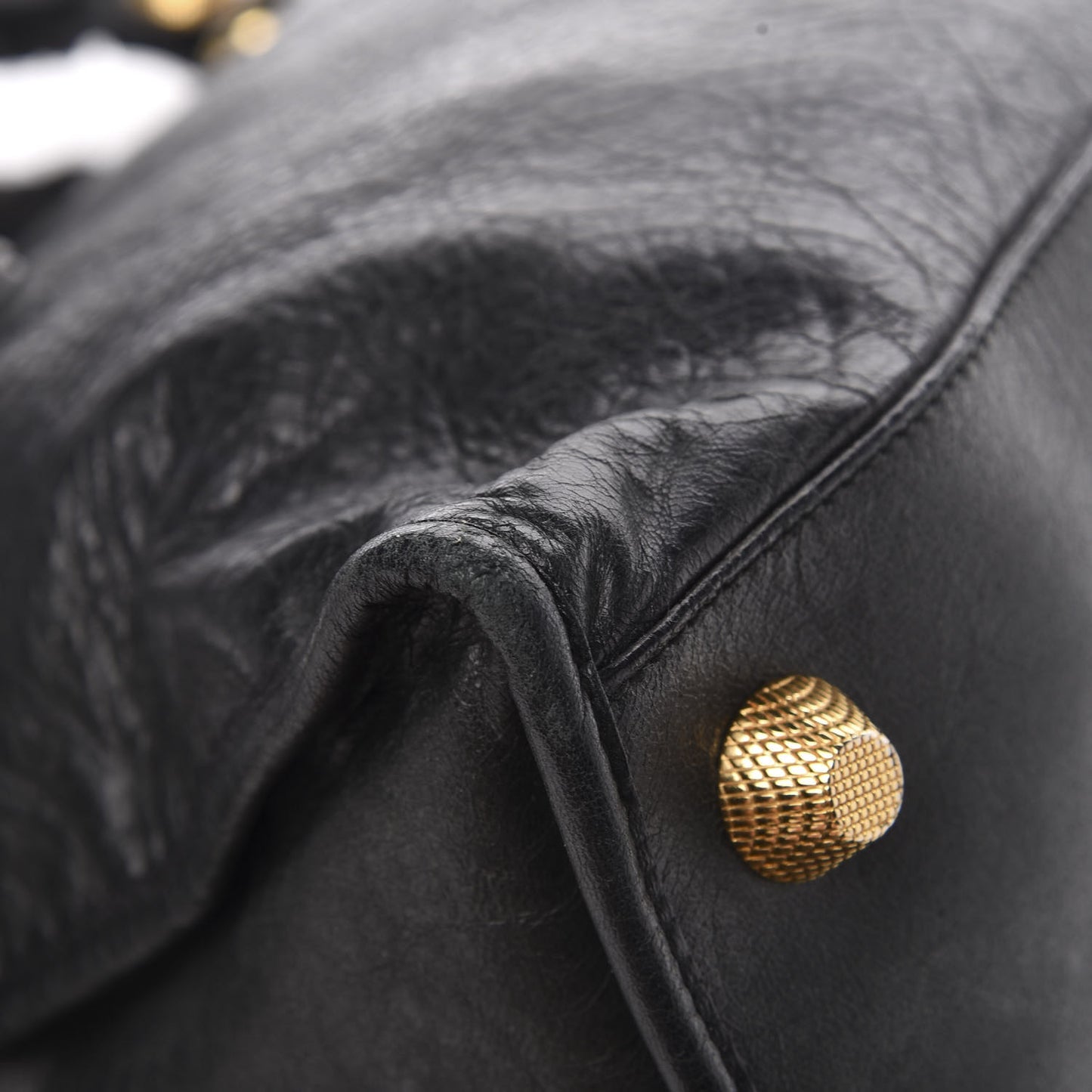 Agneau Giant 21 Gold Hardware Part Time Black