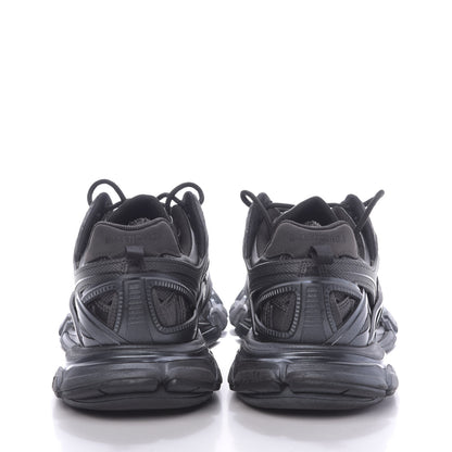 Balenciaga Rubber Mesh Pearlescent Mens Track.2 Open Sneakers 44 Black 5 of 10