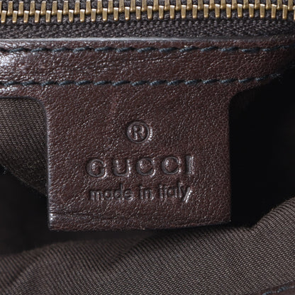 Gucci Monogram Large Jockey Hobo Dark Brown 6 of 10