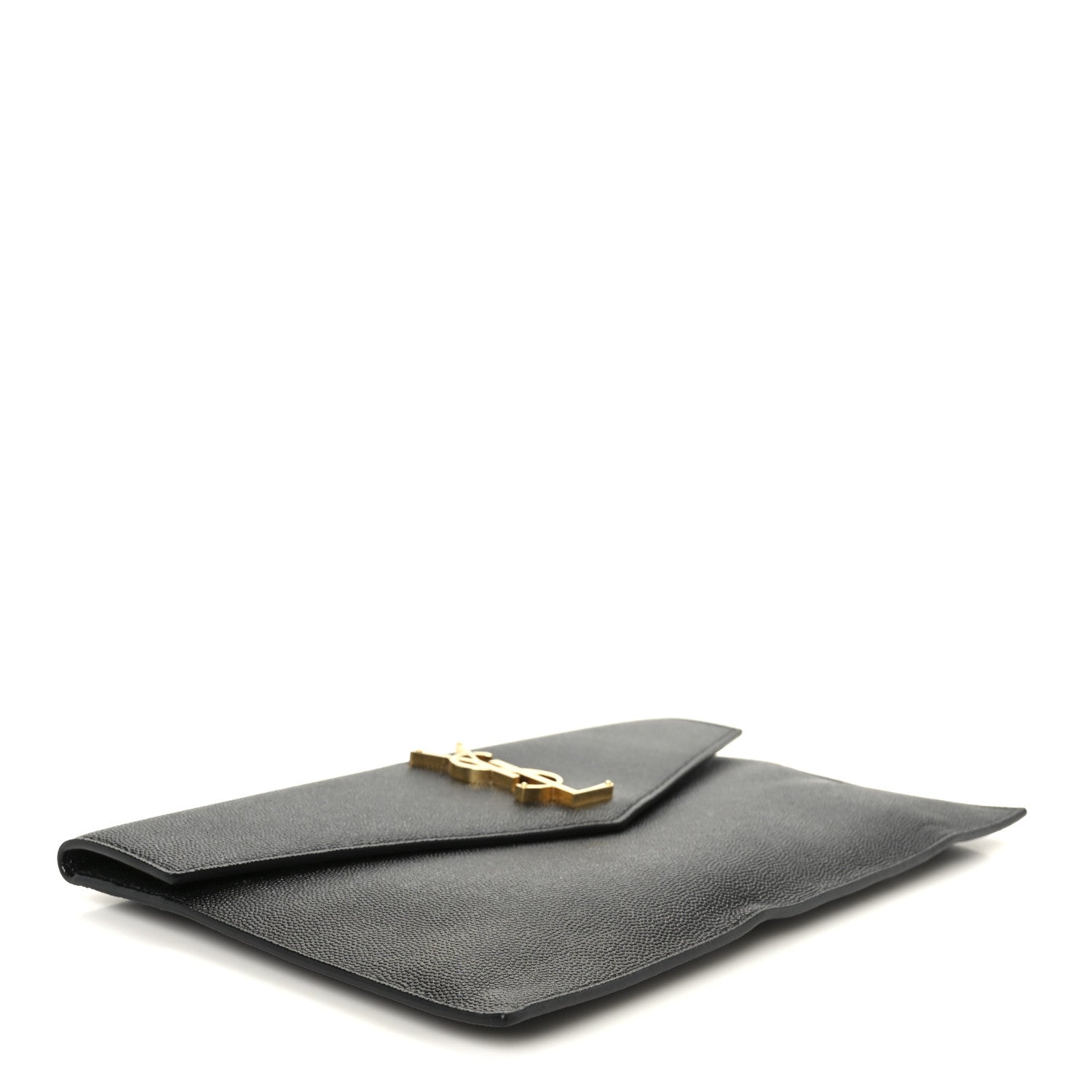 Saint Laurent Grain De Poudre Uptown Pouch Black 4 of 8
