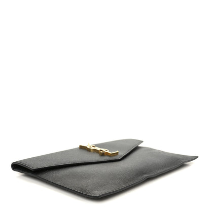 Saint Laurent Grain De Poudre Uptown Pouch Black 4 of 8