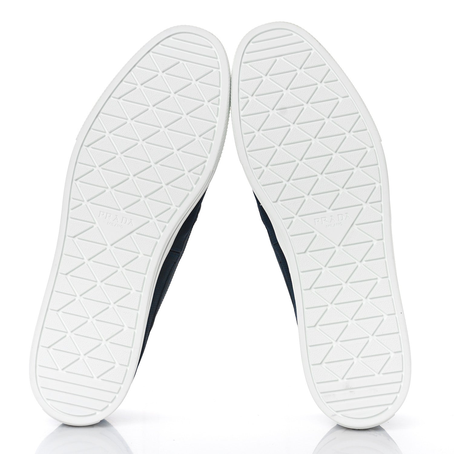 Prada Technical Nylon Triangle Logo Mens Slip On Sneakers 12 Oltremare 6 of 10