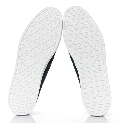 Prada Technical Nylon Triangle Logo Mens Slip On Sneakers 12 Oltremare 6 of 10