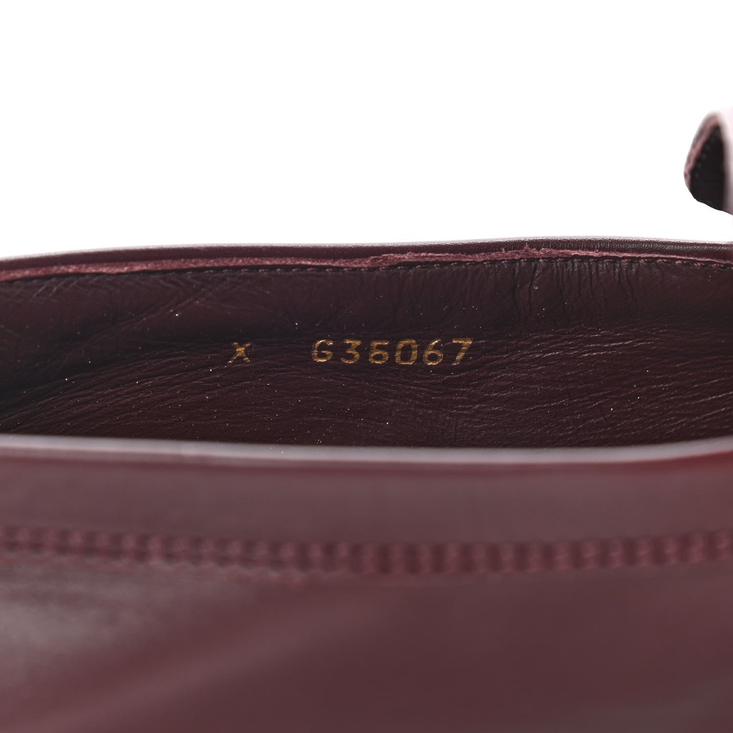 Chanel Calfskin CC Chain Mocassin Loafers 42 Burgundy 8 of 14