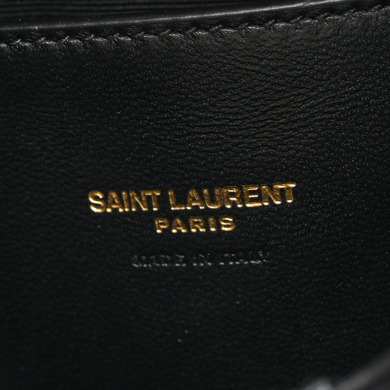 Saint Laurent Lambskin Quilted Monogram Sade Hobo Black 6 of 9