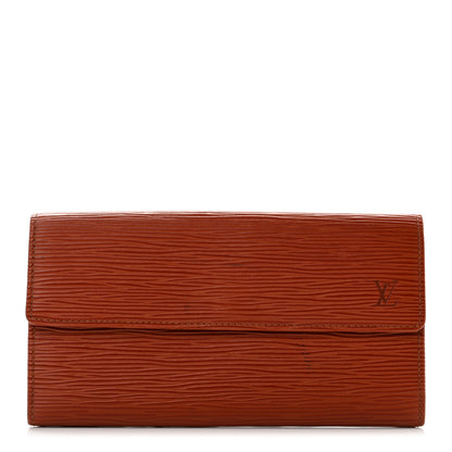 Louis Vuitton Epi Sarah Wallet Kenyan Fawn 1 of 7