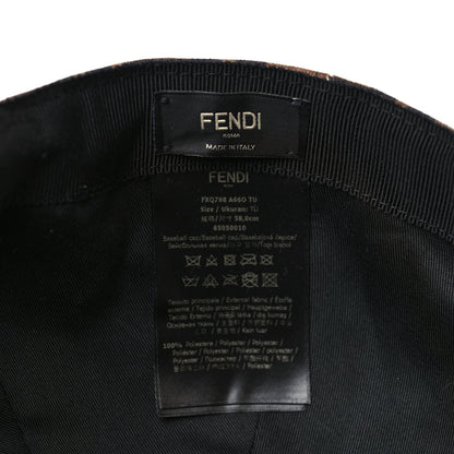 Fendi Canvas FF Reloaded Baseball Hat Tobacco Yellow 7 of 8