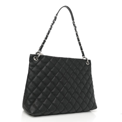 Chanel Caviar Quilted Easy Zip Tote Black 3 of 11