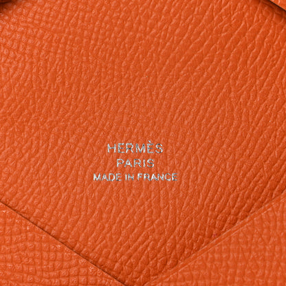 Hermes Epsom Calvi Card Case Orange 6 of 6
