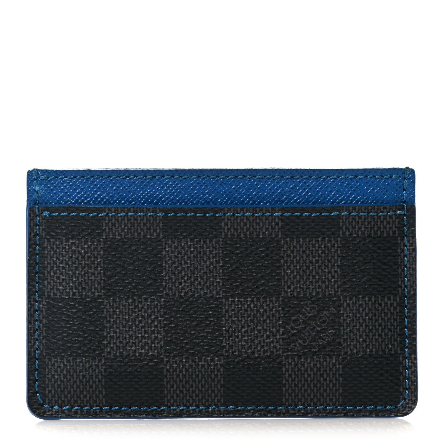 Louis Vuitton Damier Graphite Card Holder Blue 1 of 7