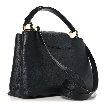 Louis Vuitton Taurillon Capucines PM Black 3 of 9