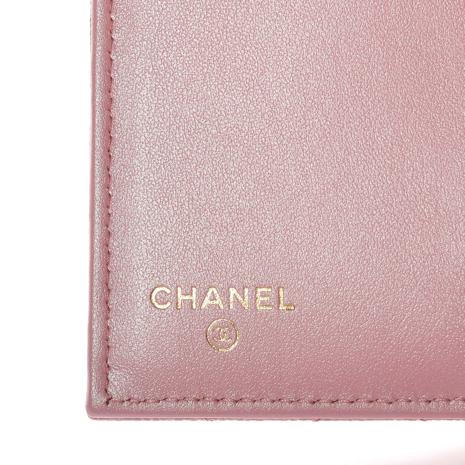 Chanel Iridescent Caviar Small Quilted Flap Wallet Rose Pink 6 of 9