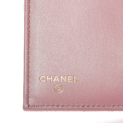 Chanel Iridescent Caviar Small Quilted Flap Wallet Rose Pink 6 of 9