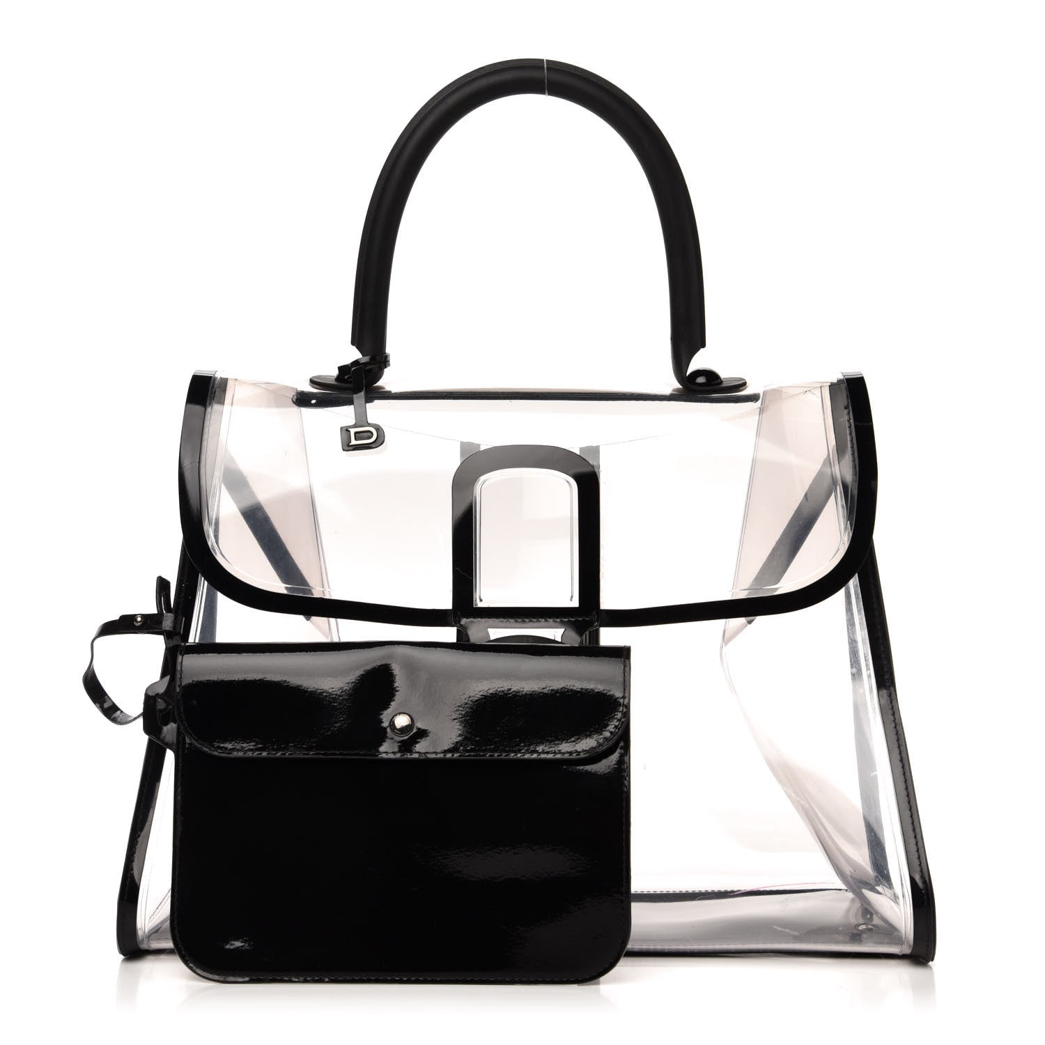 Delvaux PVC X Ray Brillant Satchel Black 1 of 14