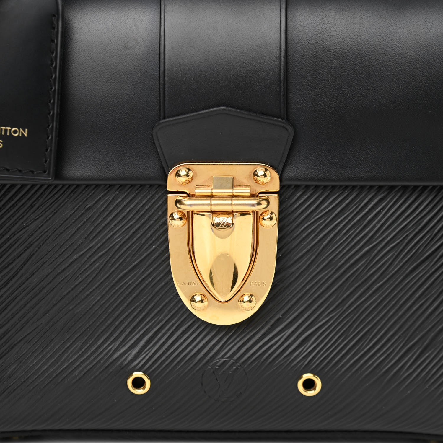 Louis Vuitton Epi One Handle Flap Bag Black 7 of 10