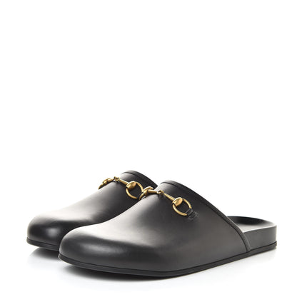 Gucci Calfskin Mens Horsebit River Slippers 11 Black 3 of 10