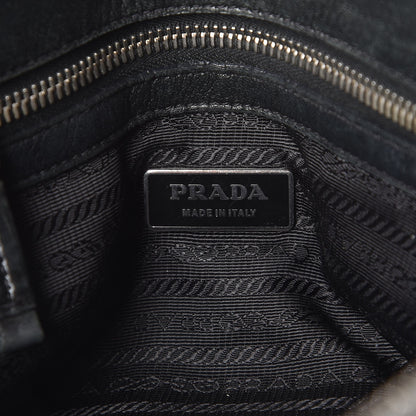 Prada Nappa Gaufre Shopping Satchel Black 6 of 20