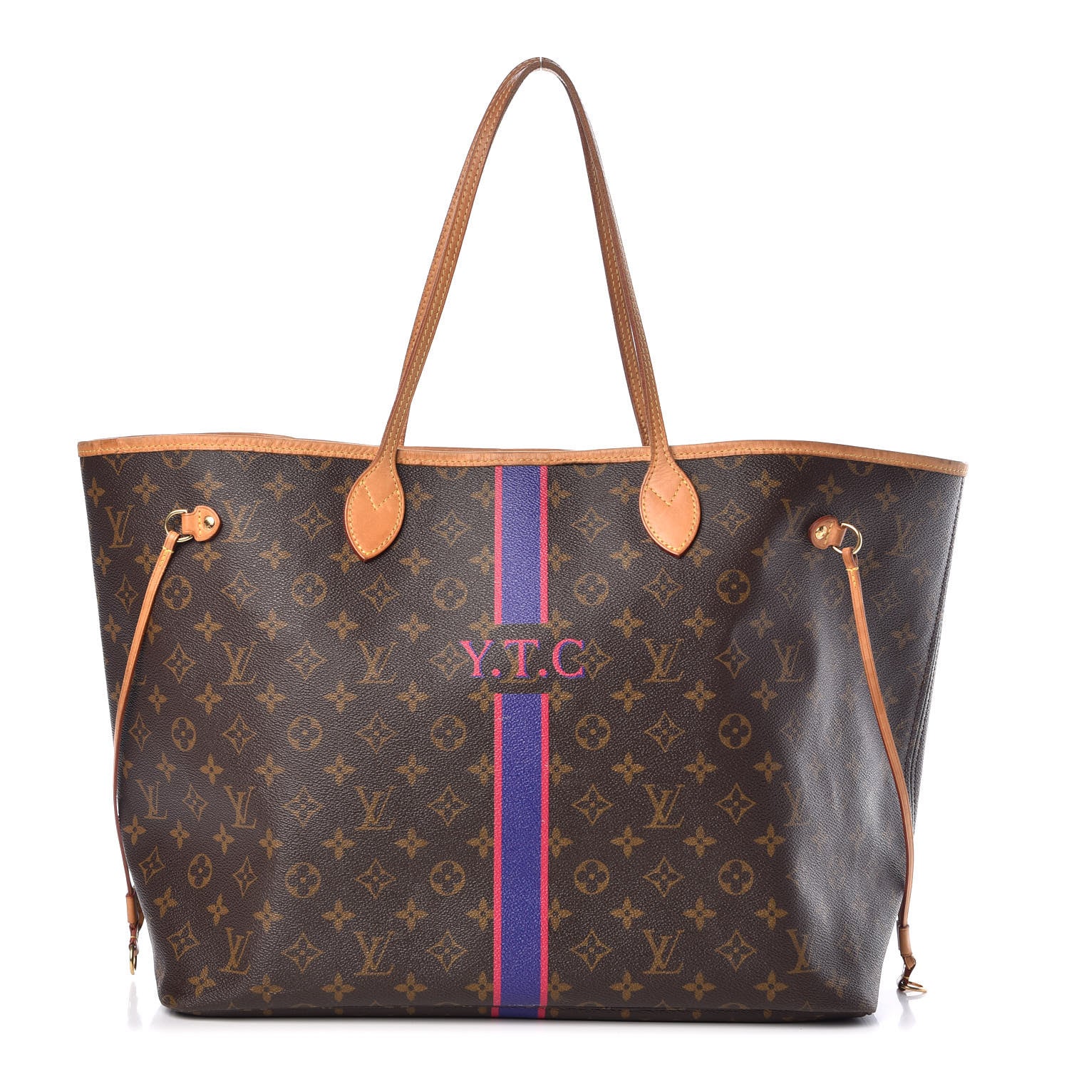 Louis Vuitton Monogram My LV Heritage Neverfull GM Violet Fuchsia 1 of 15