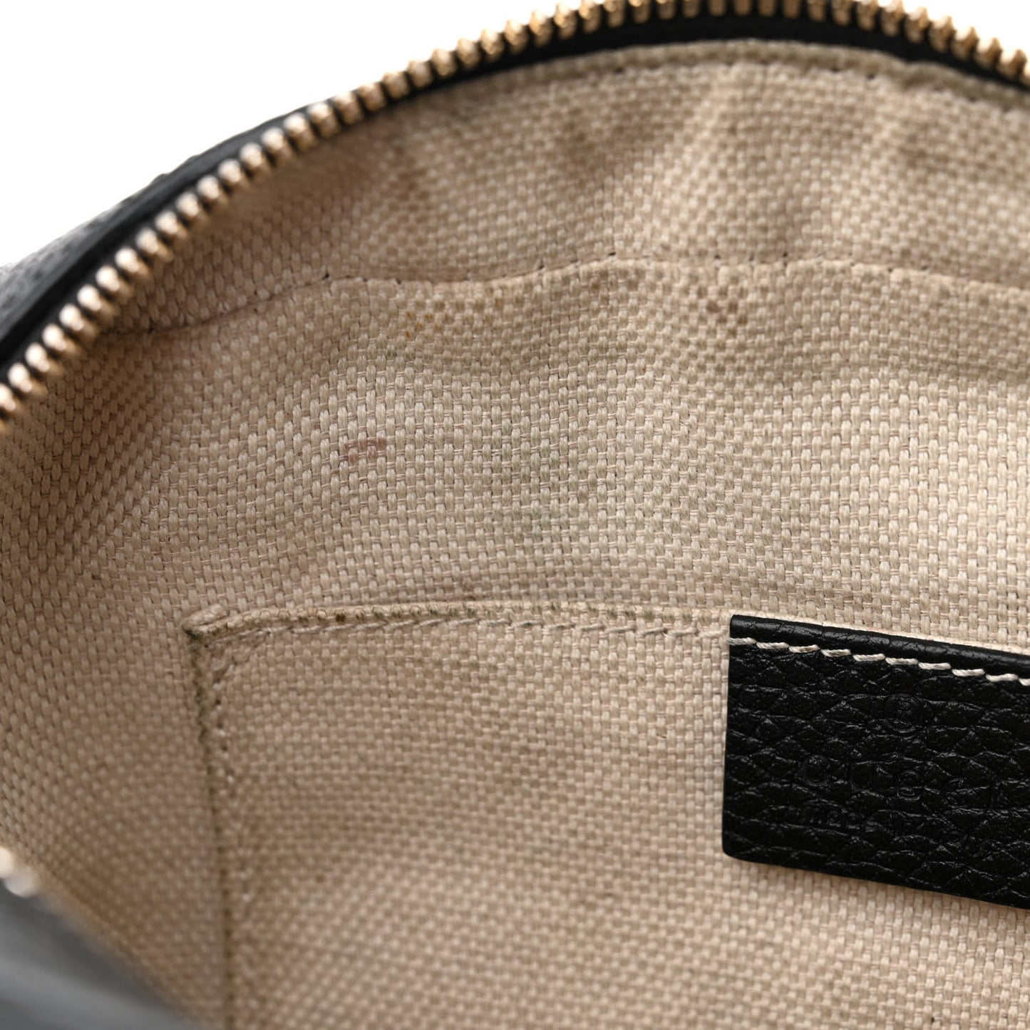 Pebbled Calfskin Small Soho Disco Bag Black