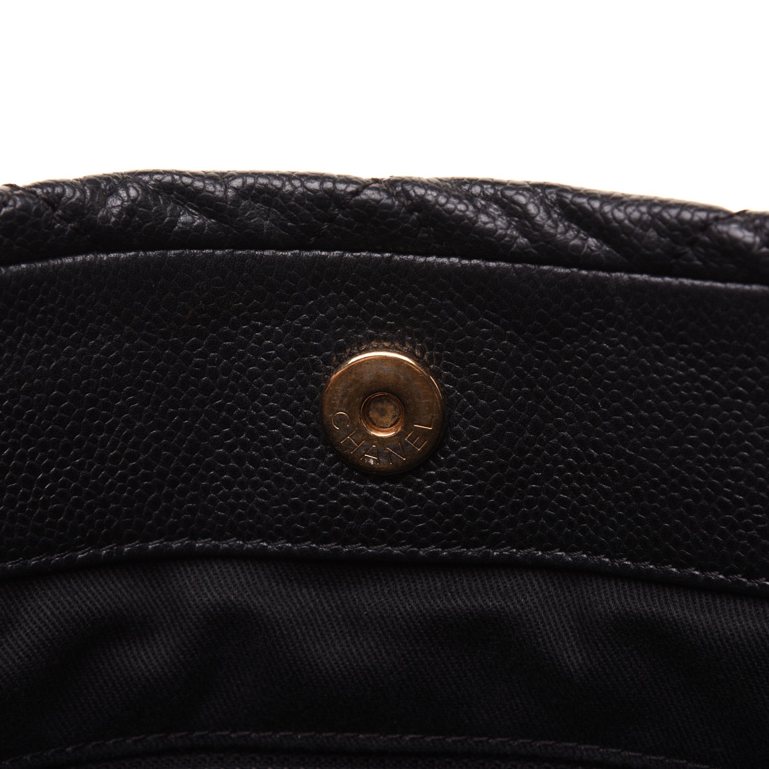 Chanel Caviar Quilted CC Timeless Soft Tote Black 13 of 19