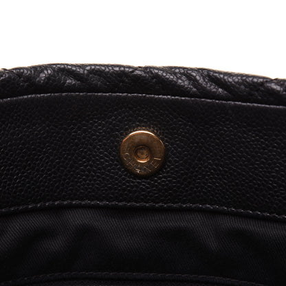 Chanel Caviar Quilted CC Timeless Soft Tote Black 13 of 19