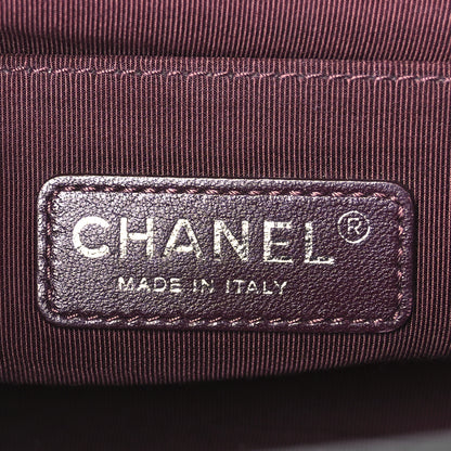 Chanel Crumpled Lambskin Medium Studded Boy Flap Black 6 of 10