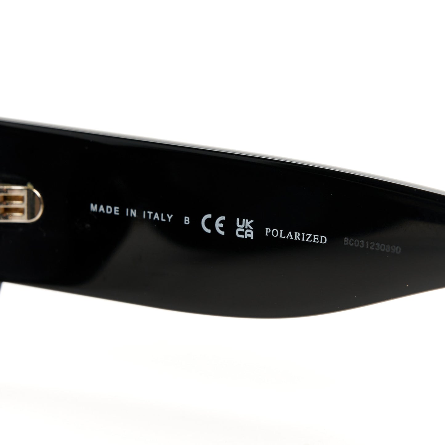 Acetate Rectangle Sunglasses 5488-A Black