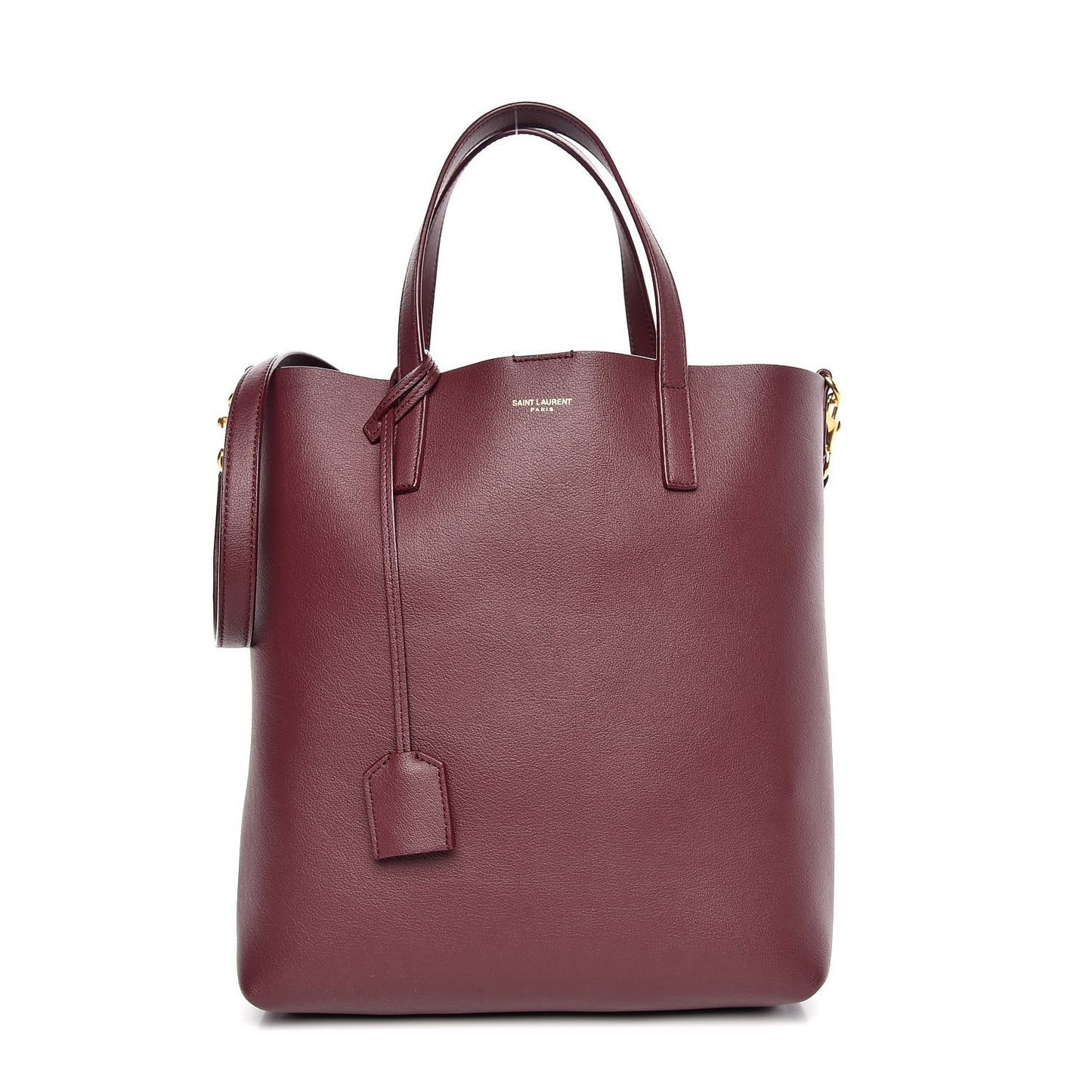 Calfskin Toy Shopping Tote Dark Red
