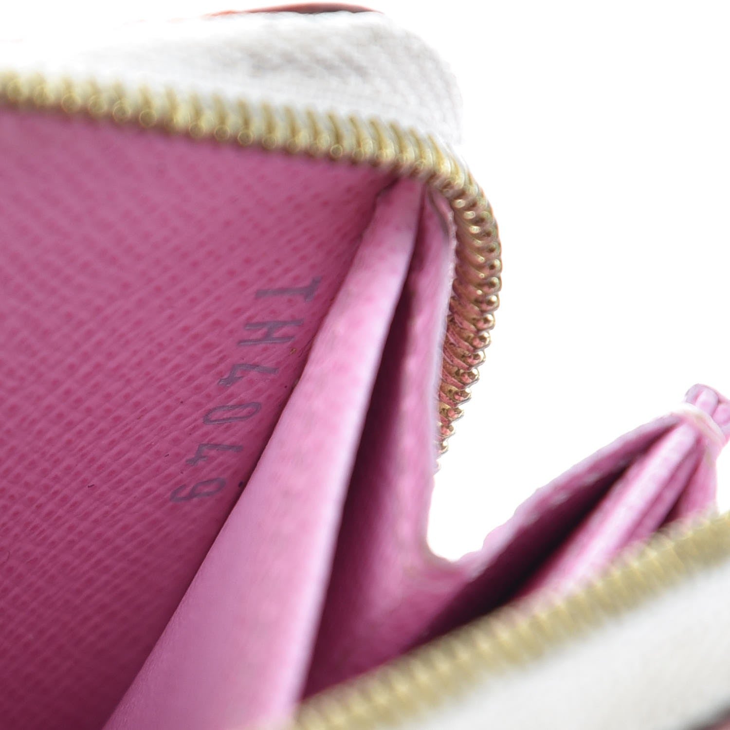 Louis Vuitton Monogram Multicolor Zippy Coin Purse Wallet White Litchi 7 of 9