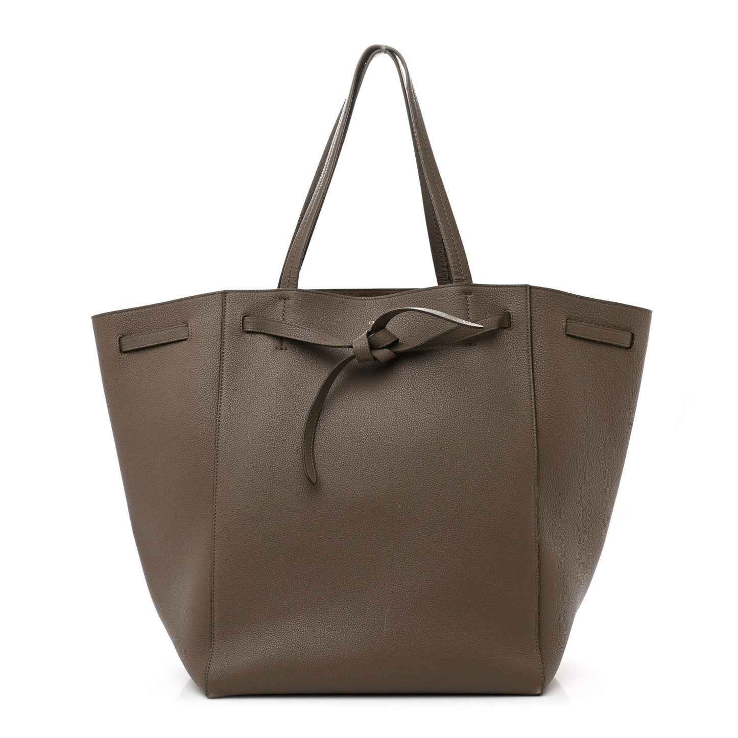 Soft Grained Calfskin Medium Belt Cabas Phantom Taupe