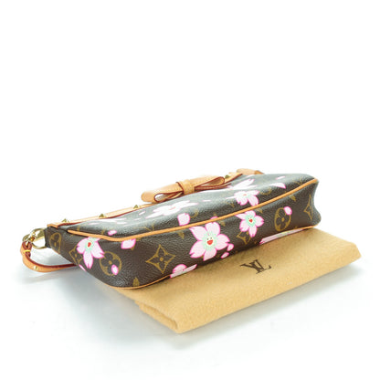 Louis Vuitton Monogram Cherry Blossom Pochette Accessories Brown 4 of 8