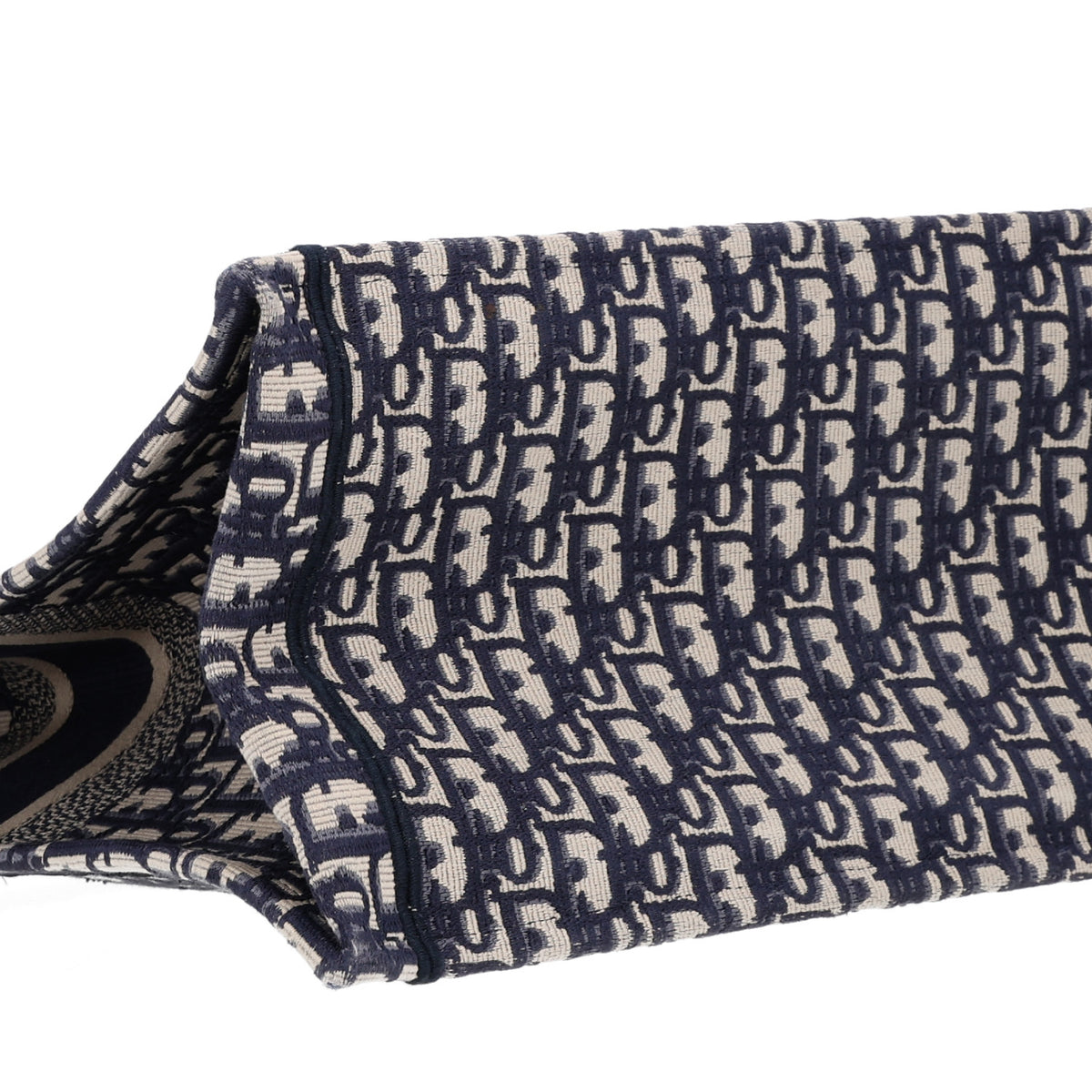 Oblique Large Book Tote Blue Multicolor