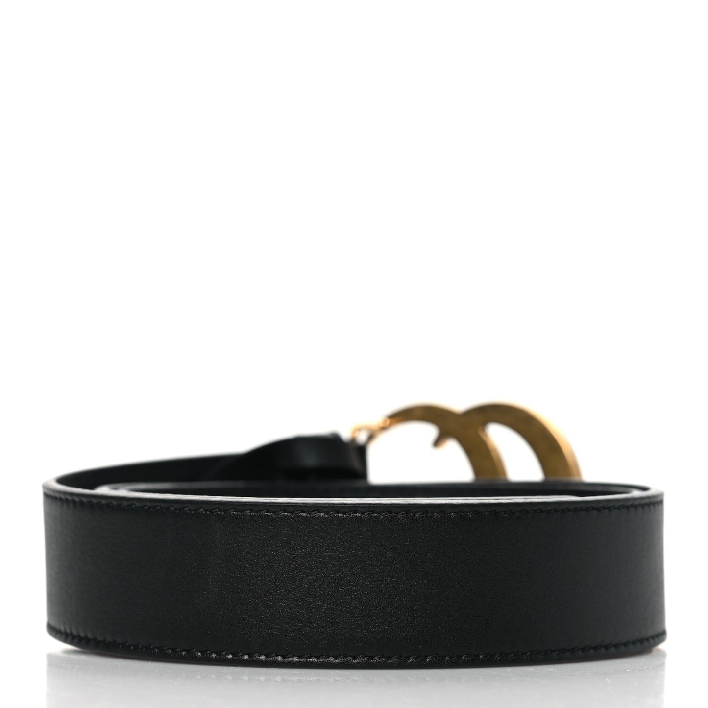 Calfskin Double G 30mm Belt 80 32 Black
