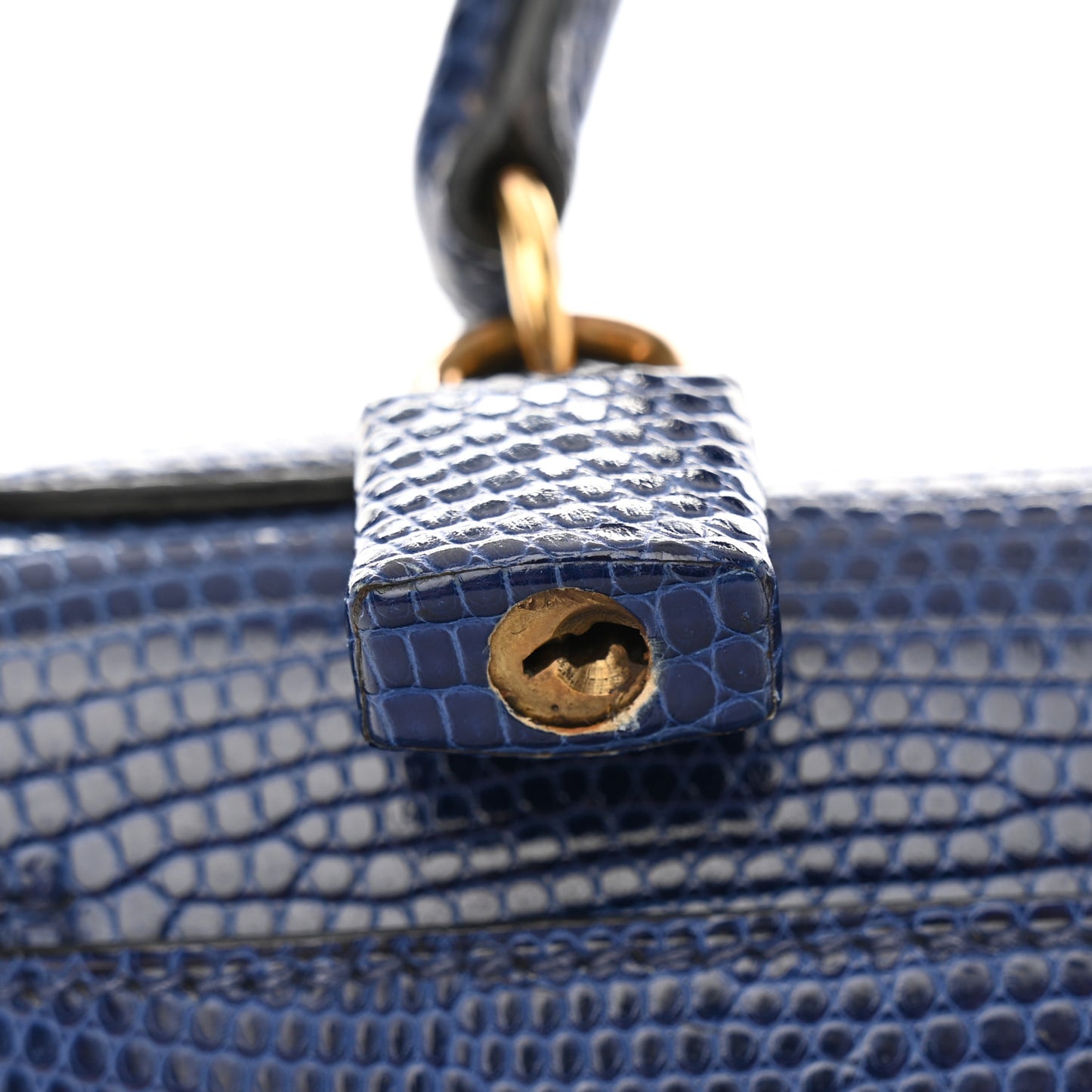 Lizard Kelly Sellier 28 Bleu Saphir