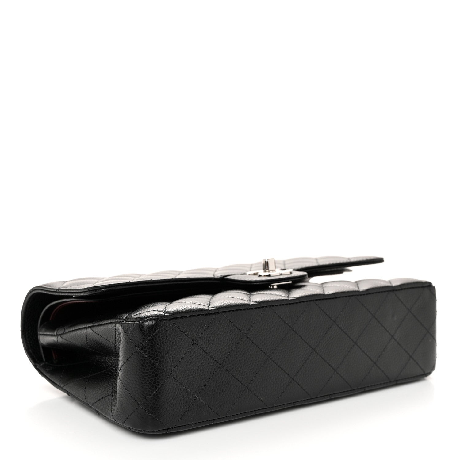 Chanel Caviar Quilted Medium Double Flap Black 4 of 12