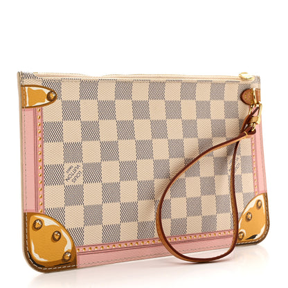 Louis Vuitton Damier Azur Summer Trunks MM GM Pochette 3 of 7