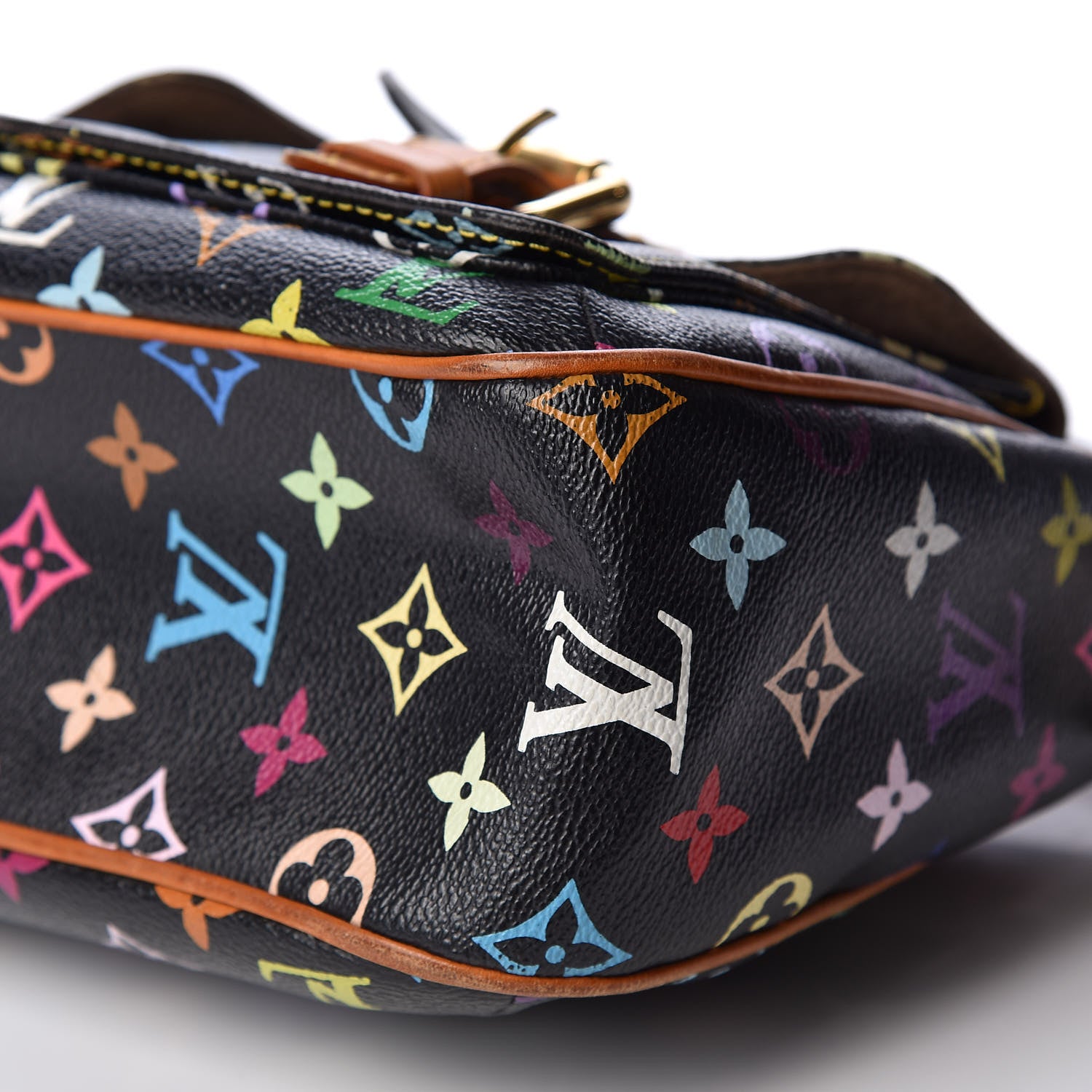 Louis Vuitton Monogram Multicolor Lodge GM Black 6 of 9